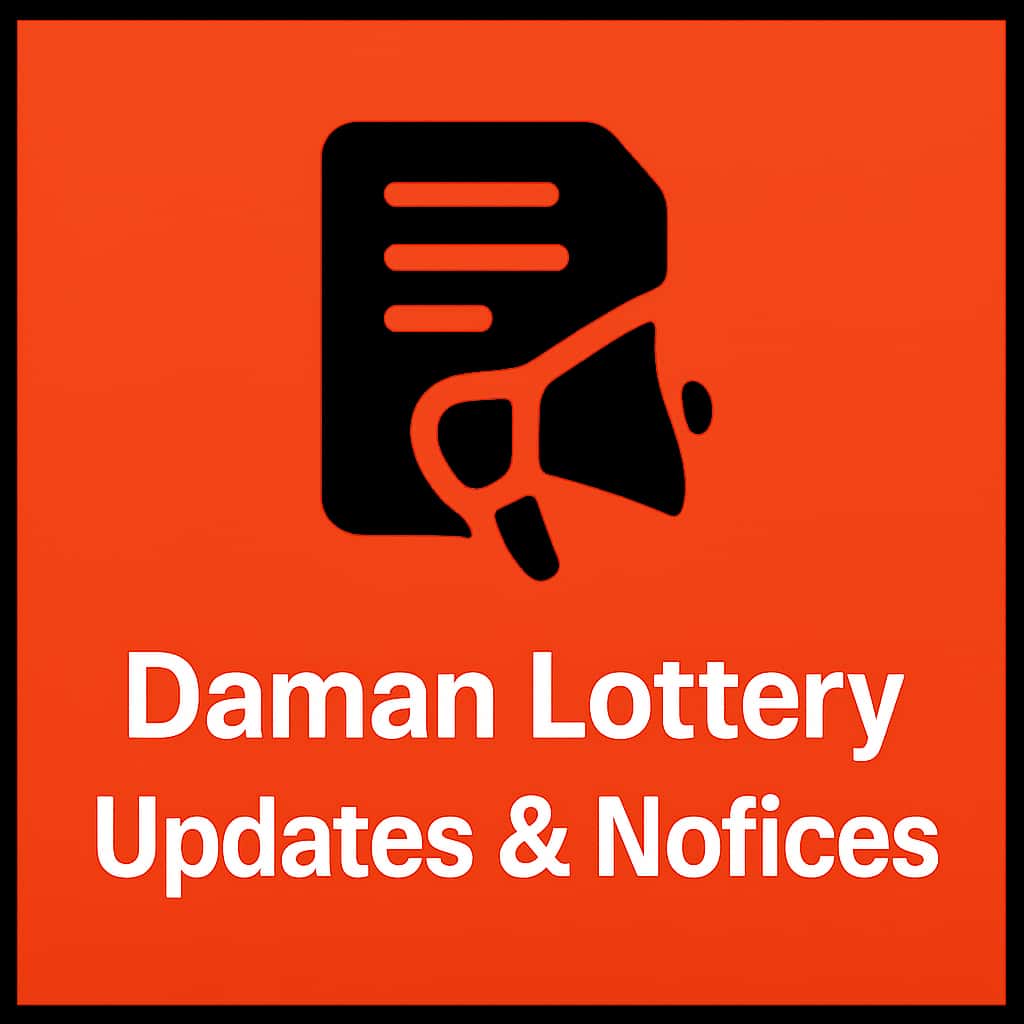 Icon representing Daman Lottery updates and notices