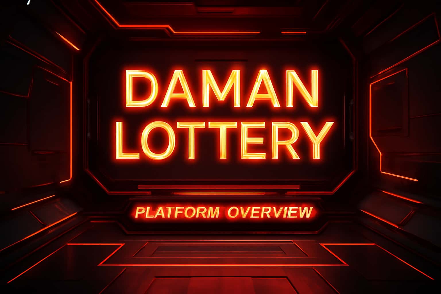 Futuristic 3D lottery background