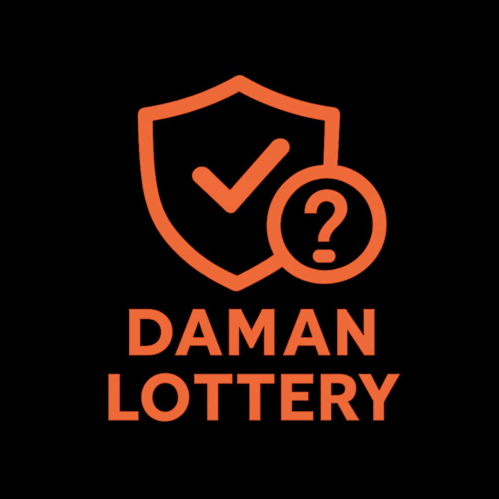 A badge symbolizing security guidelines for the Daman Lottery.