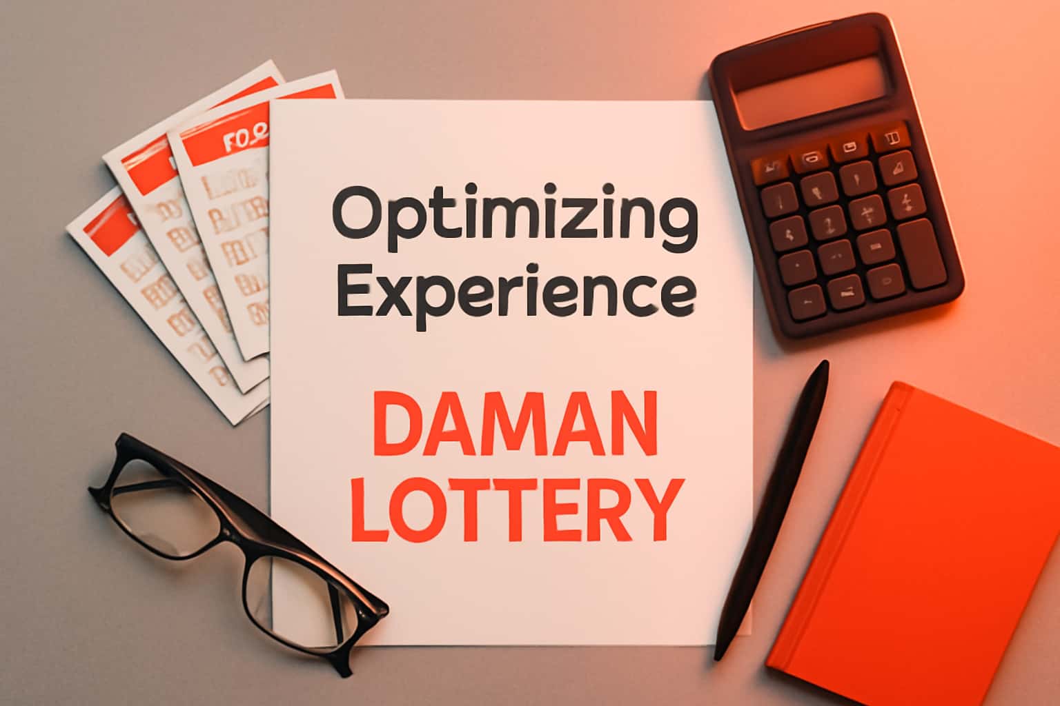 An image illustrating the guiding principles of optimizing the Daman Lottery experience, featuring the text 'Daman Lottery'.