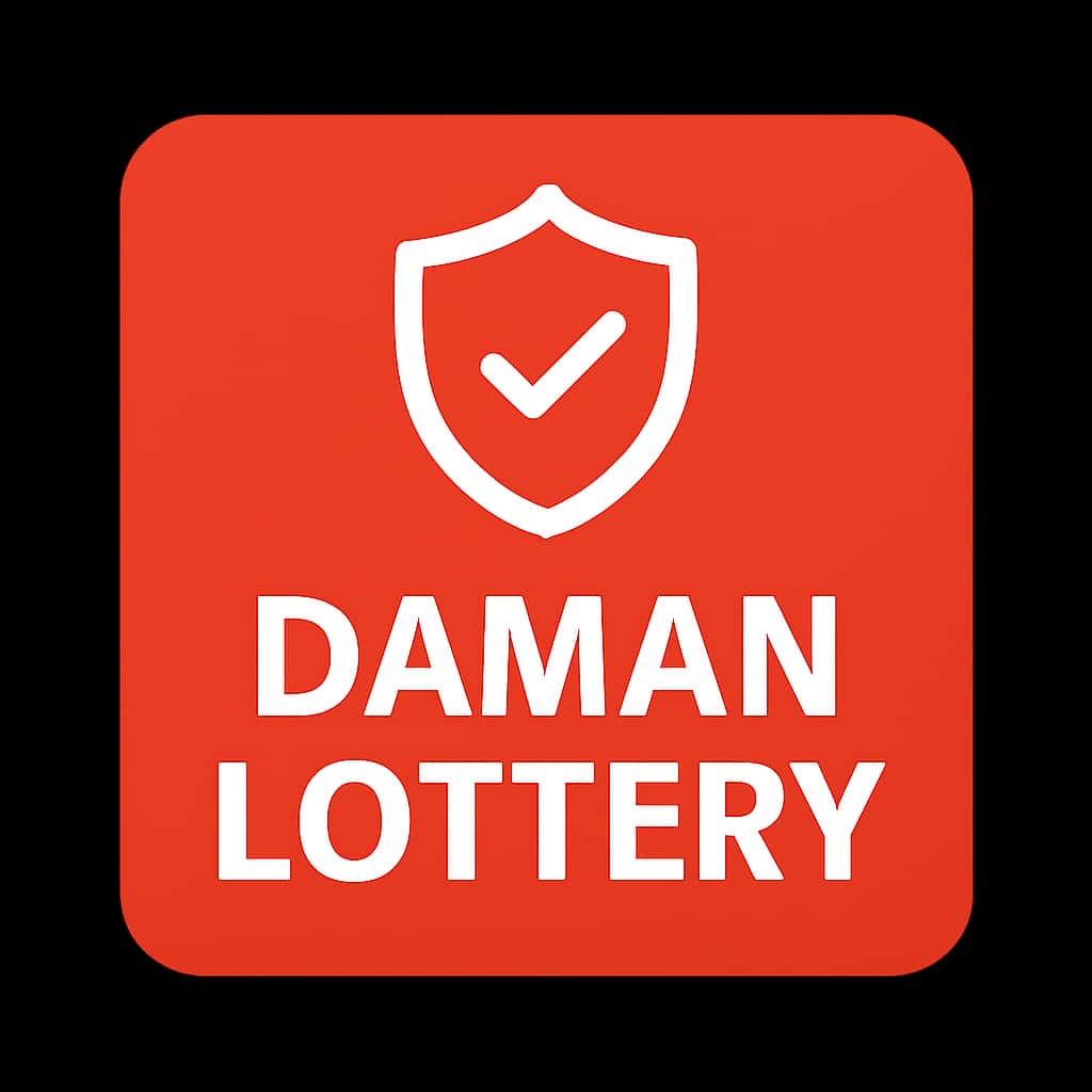 A badge symbolizing the security of Daman Lottery accounts.