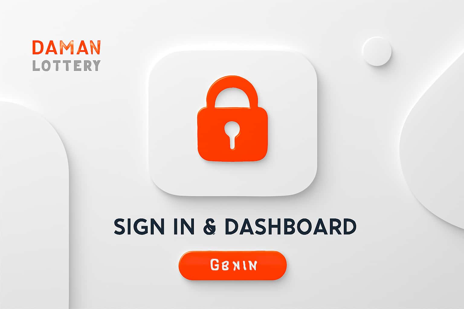 Daman Lottery Sign In & Dashboard Interface
